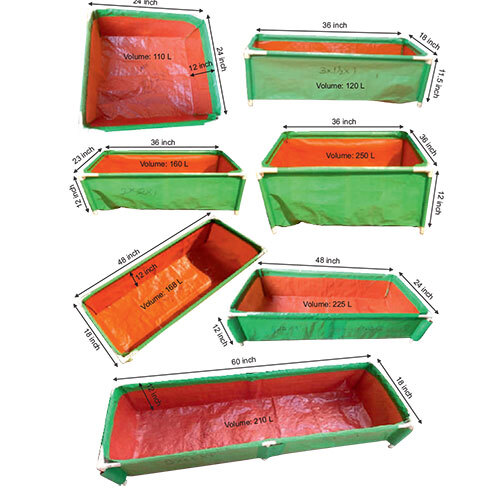 HDPE सब्जी उगाने के बिस्तर