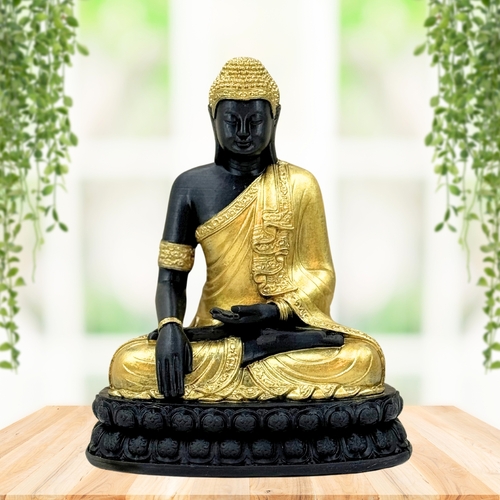 रेसिन लार्ड बुद्ध प्रतिमा