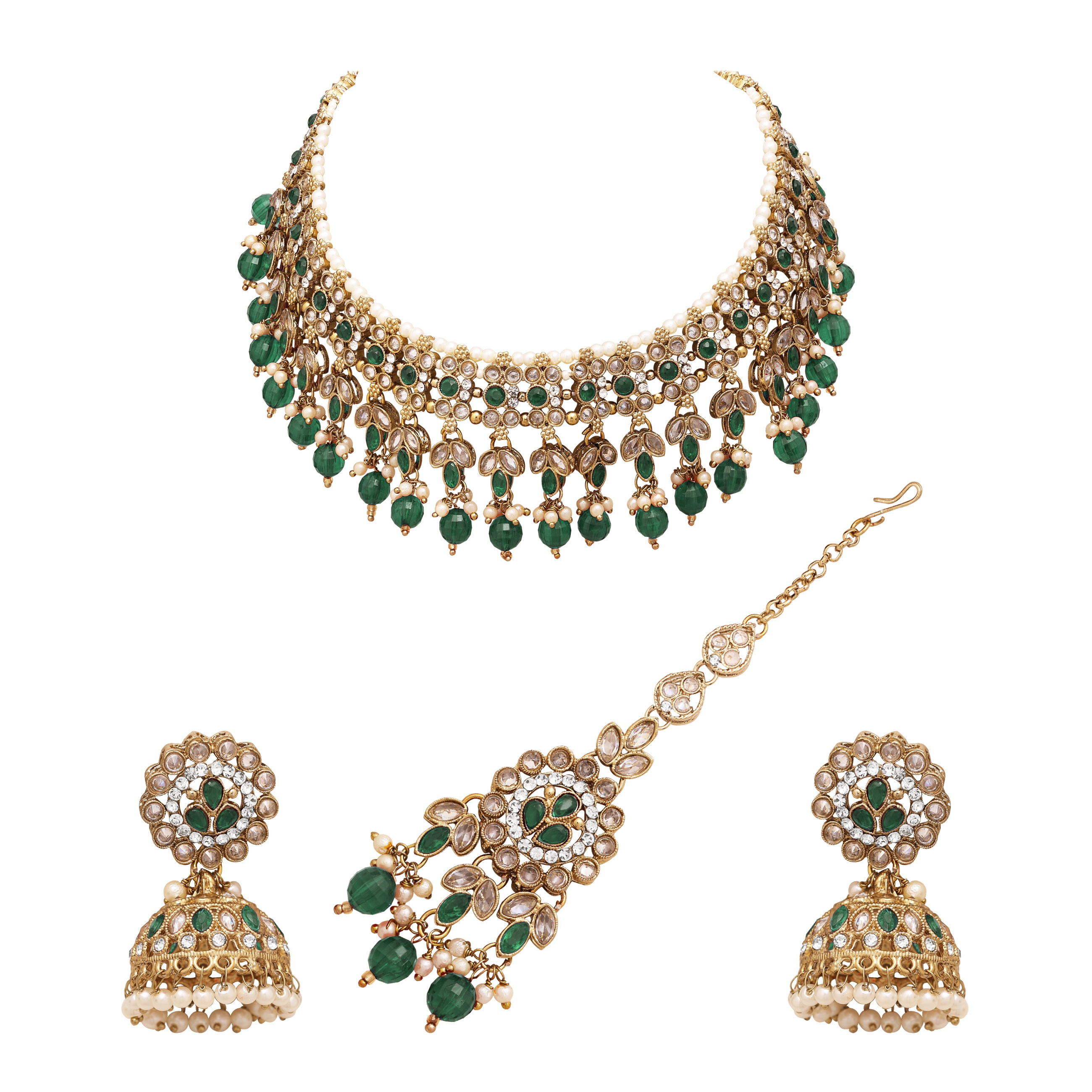 Bridal Reverse Ad Necklace Traditional Indian Necklace Designer Bridal Jewelry Fashion Jewelry For Brides Gift For Her.