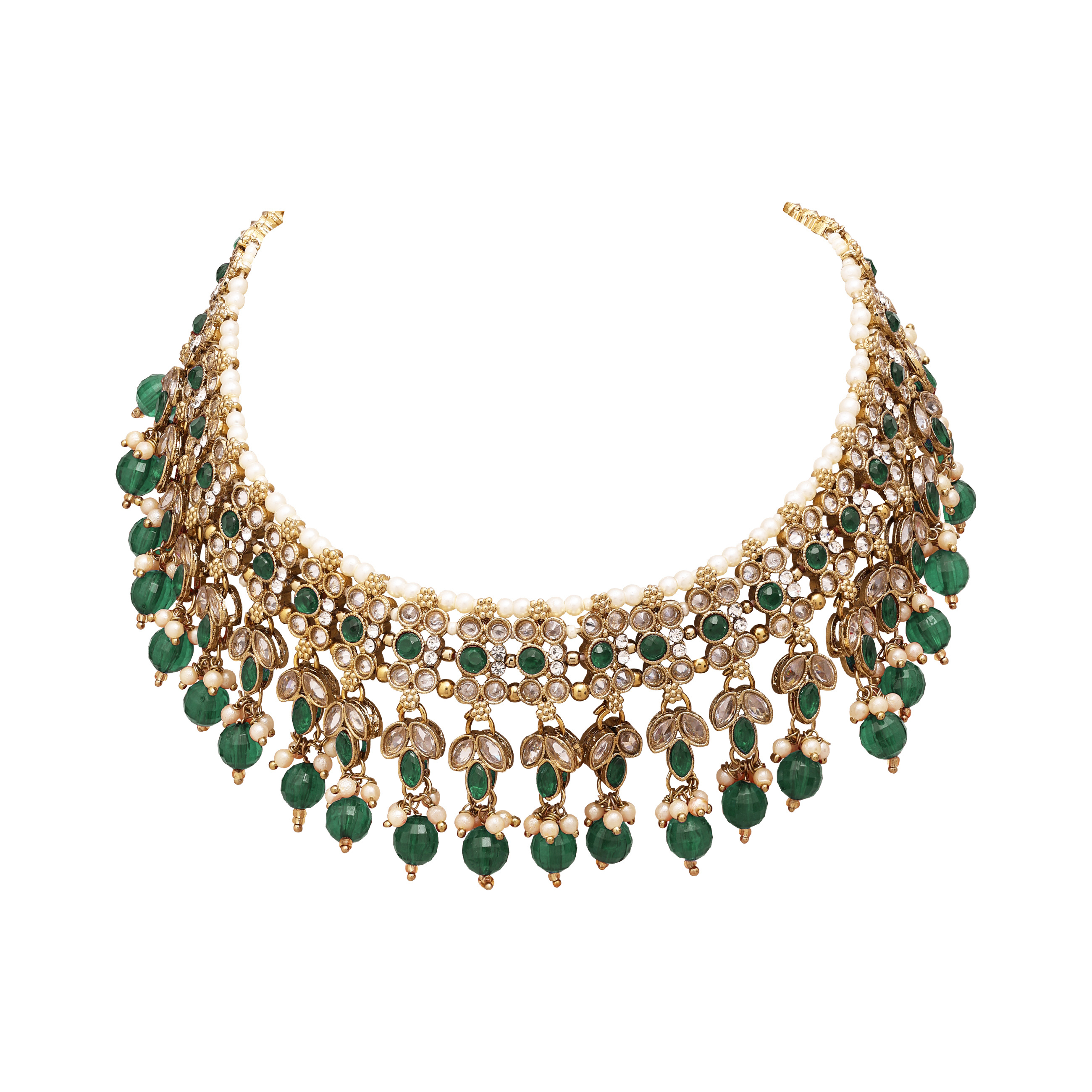 Bridal Reverse Ad Necklace Traditional Indian Necklace Designer Bridal Jewelry Fashion Jewelry For Brides Gift For Her.