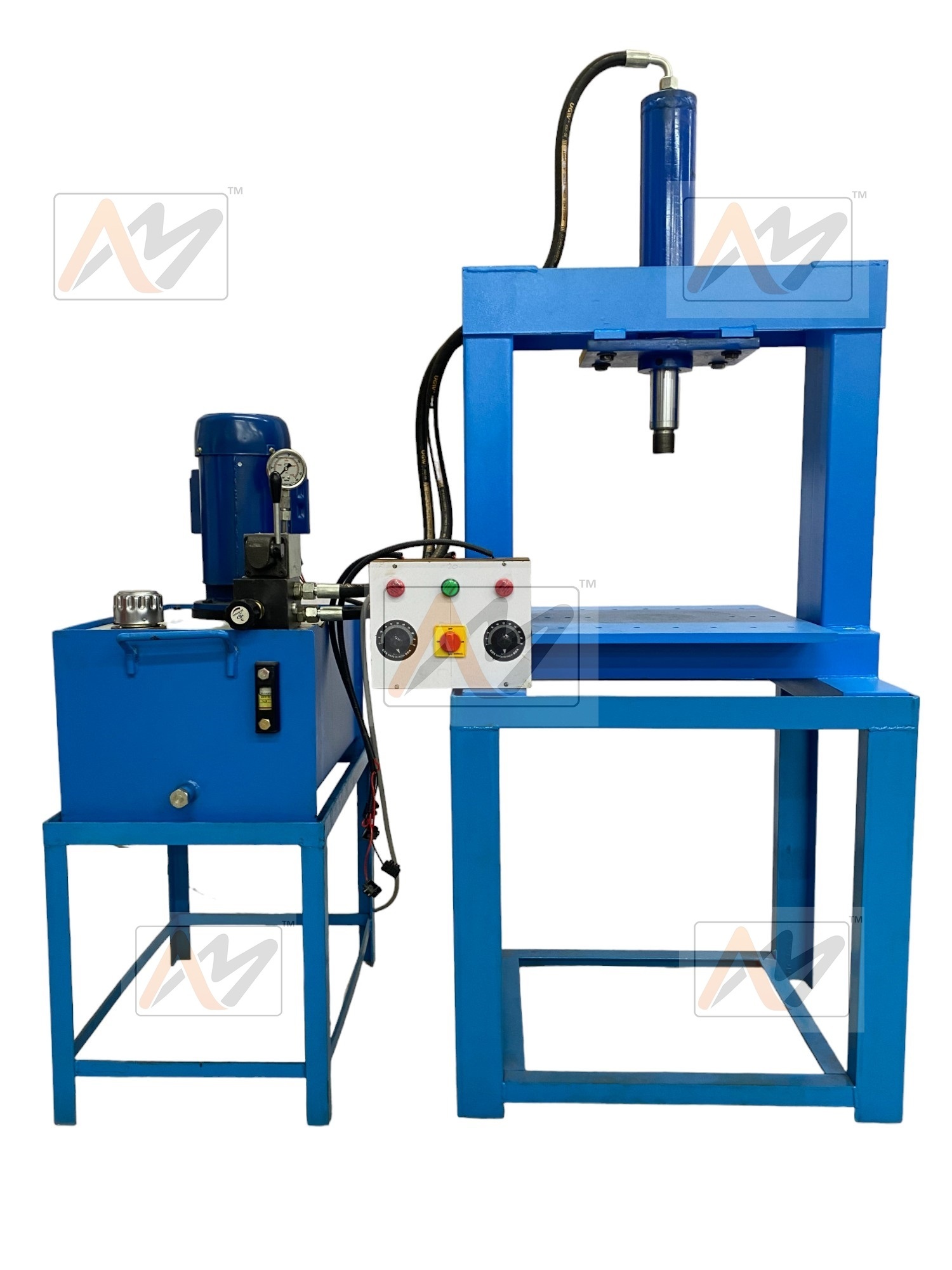 Semi-automatic Paper Dish Making Machine - 220v, Green Color - 1 Year Warranty, Human Machine Interface Control