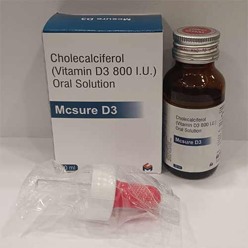 Mcsure D3 - Cholecalciferol Ip 800 Iu + Vitamin D3, General Medicine For Optimal Health