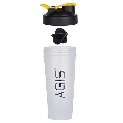 600ml Classic Shaker - Plastic Material 600ml Size Cork Sealing Narrow Flip-top Lid Engraved Surface For Grip | Warranty 6-12 Months Custom Colors