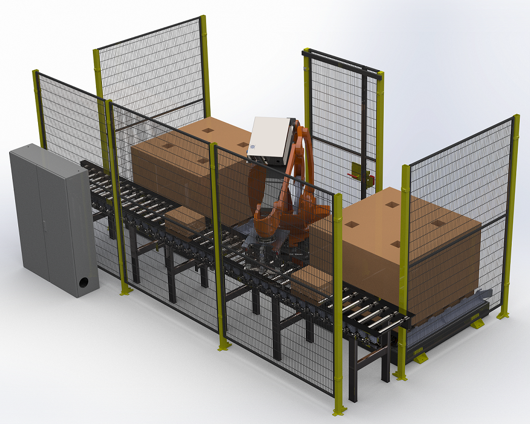 Highly Efficient Robotic Palletizer
