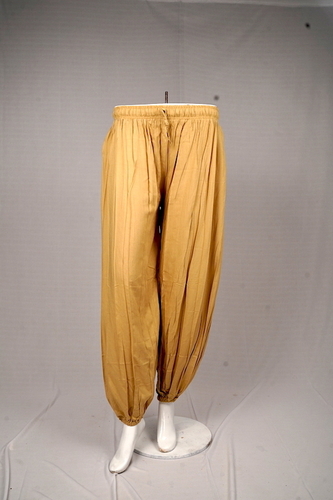 Ladies Harem Pant - Cotton, Customized Size Options, Blue | Casual Design with Elastic Waistband and Tapered Legs for Effortless Style