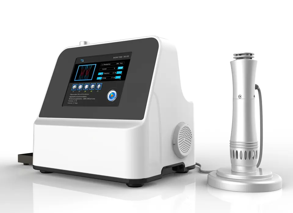 Shockwave Therapy Machine - Electric, 55x45x47 Cm, 4 Kg | Portable Digital Touch Screen, Non-invasive Pain Relief For Musculoskeletal Conditions, Chronic Pain Management, And Erectile Dysfunction Treatment