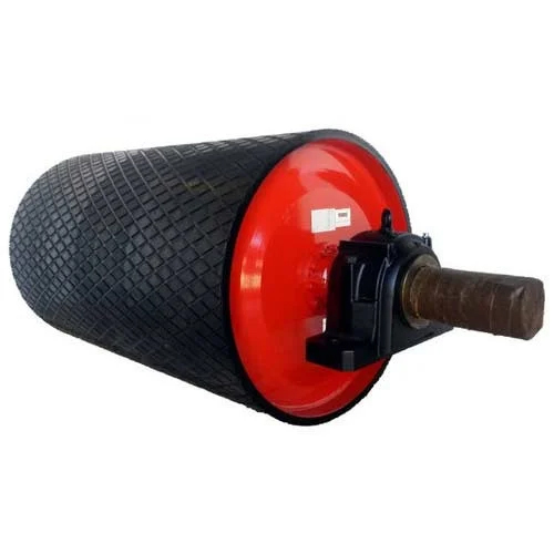 Heavy Duty Conveyor Pulleys - Color: Black And Red
