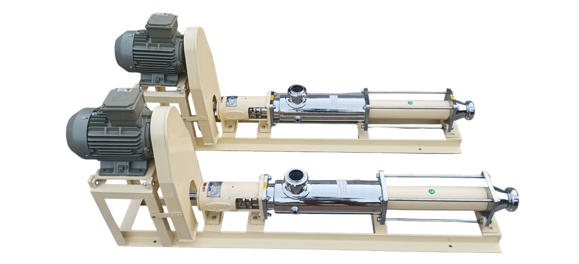 Jacketed Screw Pump - Stainless Steel 304/316, 8 Bar Pressure, 15 M3/hr Flow Rate | Self-priming, Medium Pressure, Ideal For Safe Food Transfer