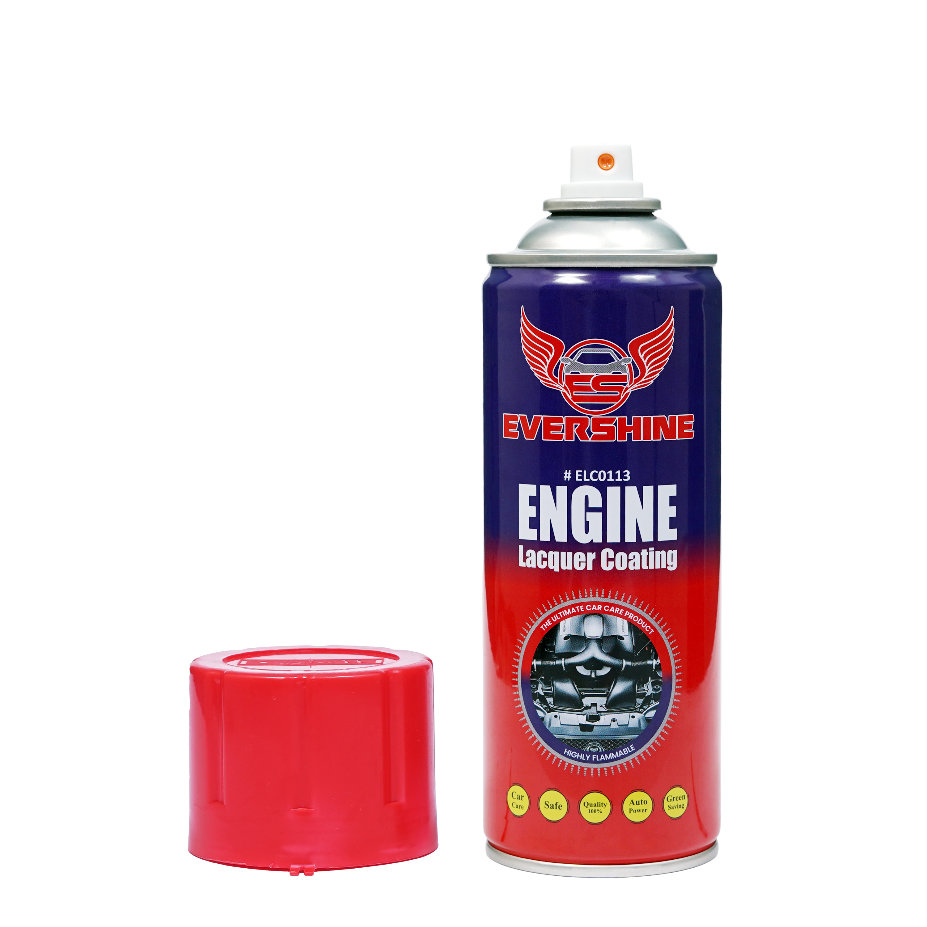 Engine Lacquer Coating Spray Use: Machine Maintenance