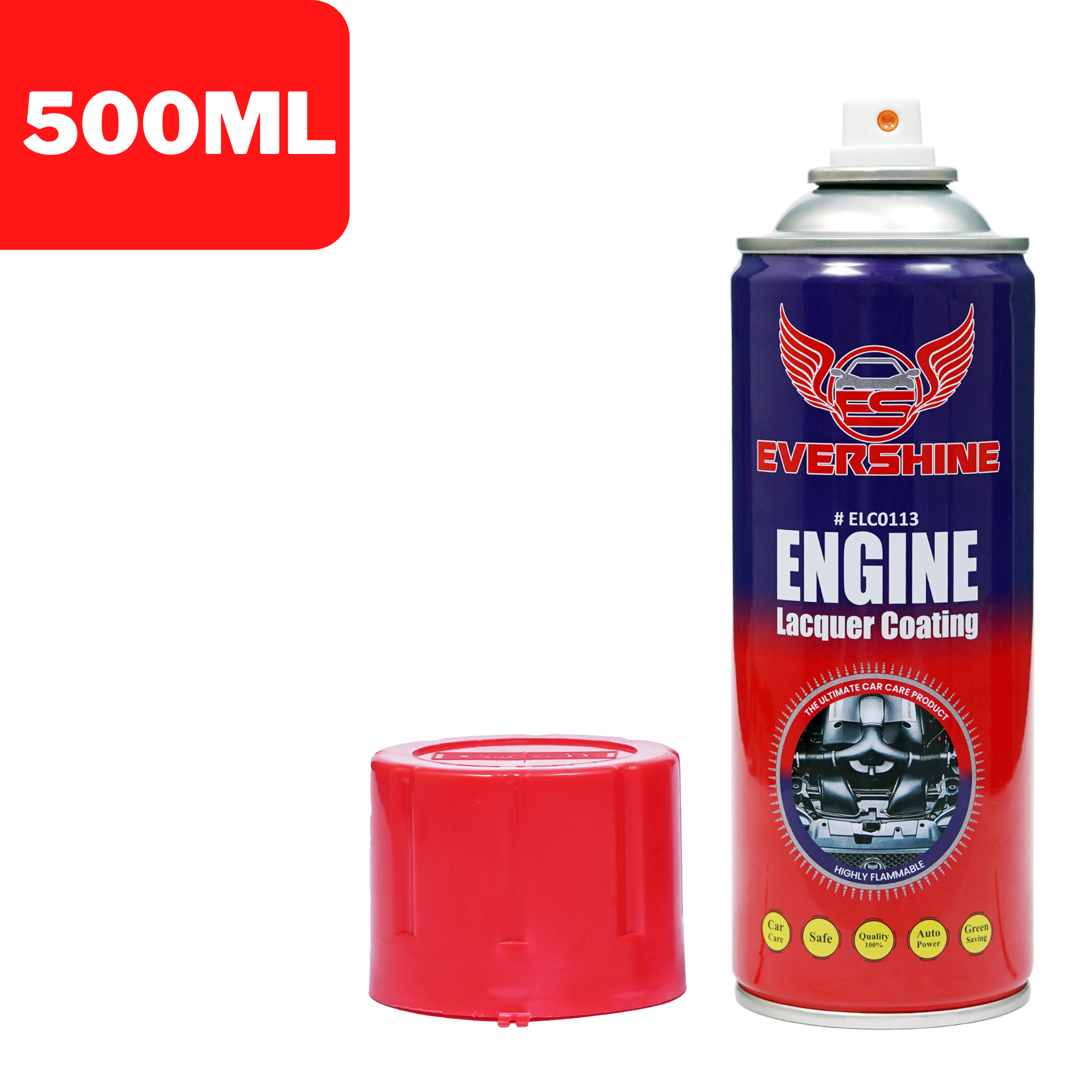 Engine Lacquer Coating Spray Use: Machine Maintenance