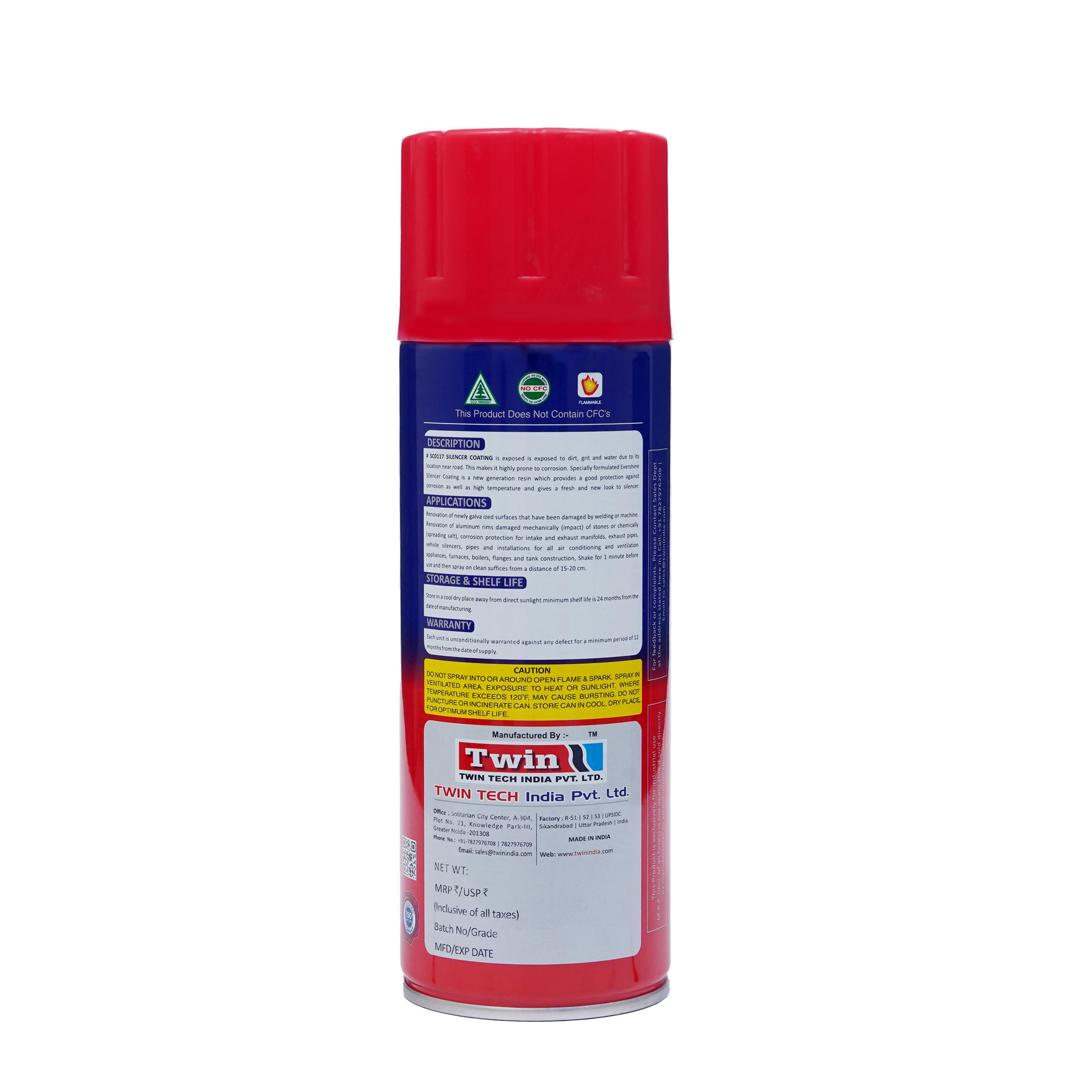 Silencer Coating Spray Car Polishers Size: 500ml