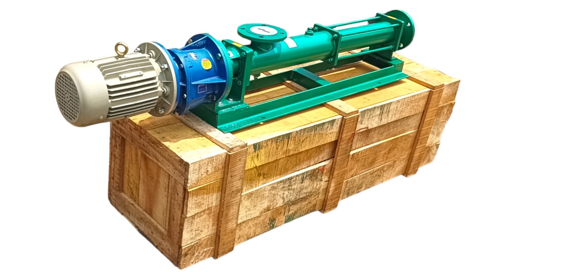 Helical Single Screw Pump (Closed Couple) - Color: Green