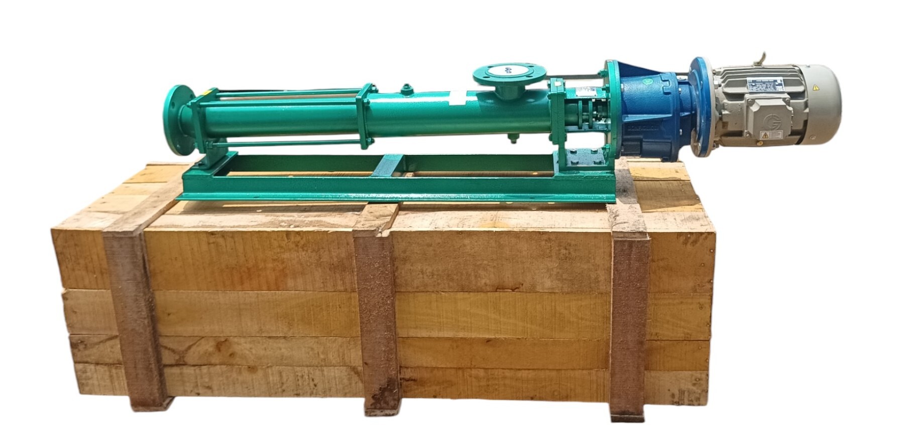 Helical Single Screw Pump (Closed Couple) - Color: Green