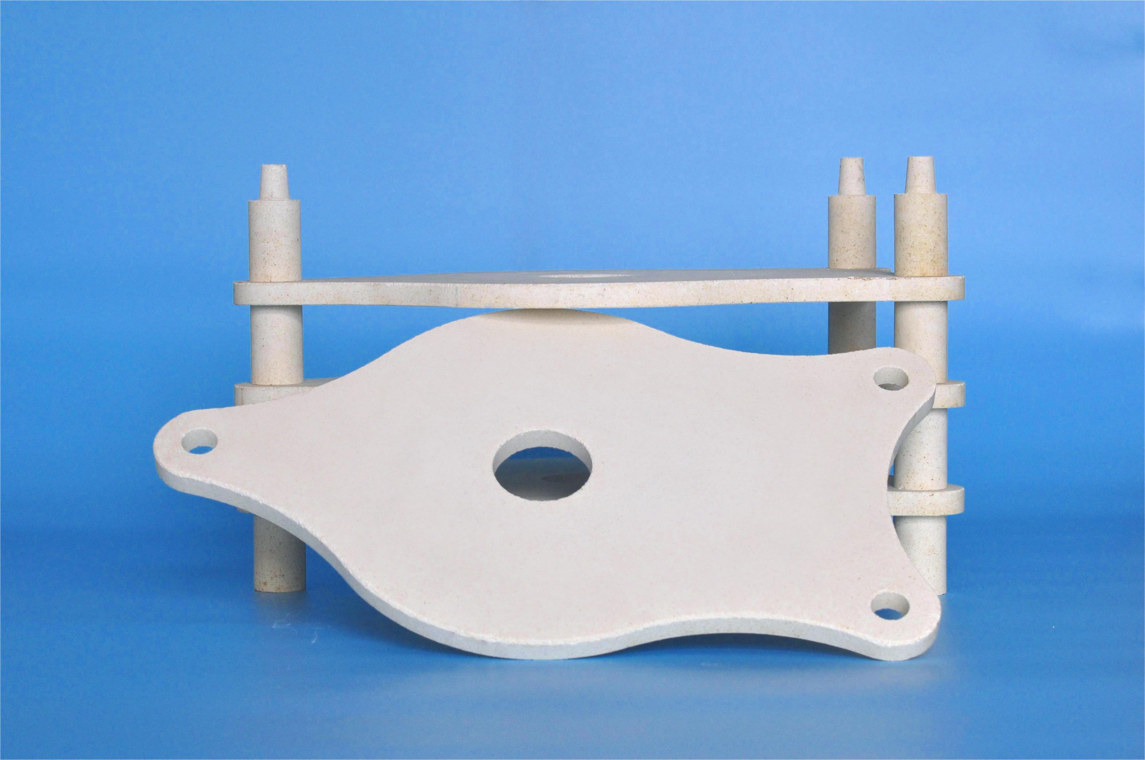 Kiln Furniture Ceramic Setter And Crank For Tableware - Application: Refractory Support In The Kiln.