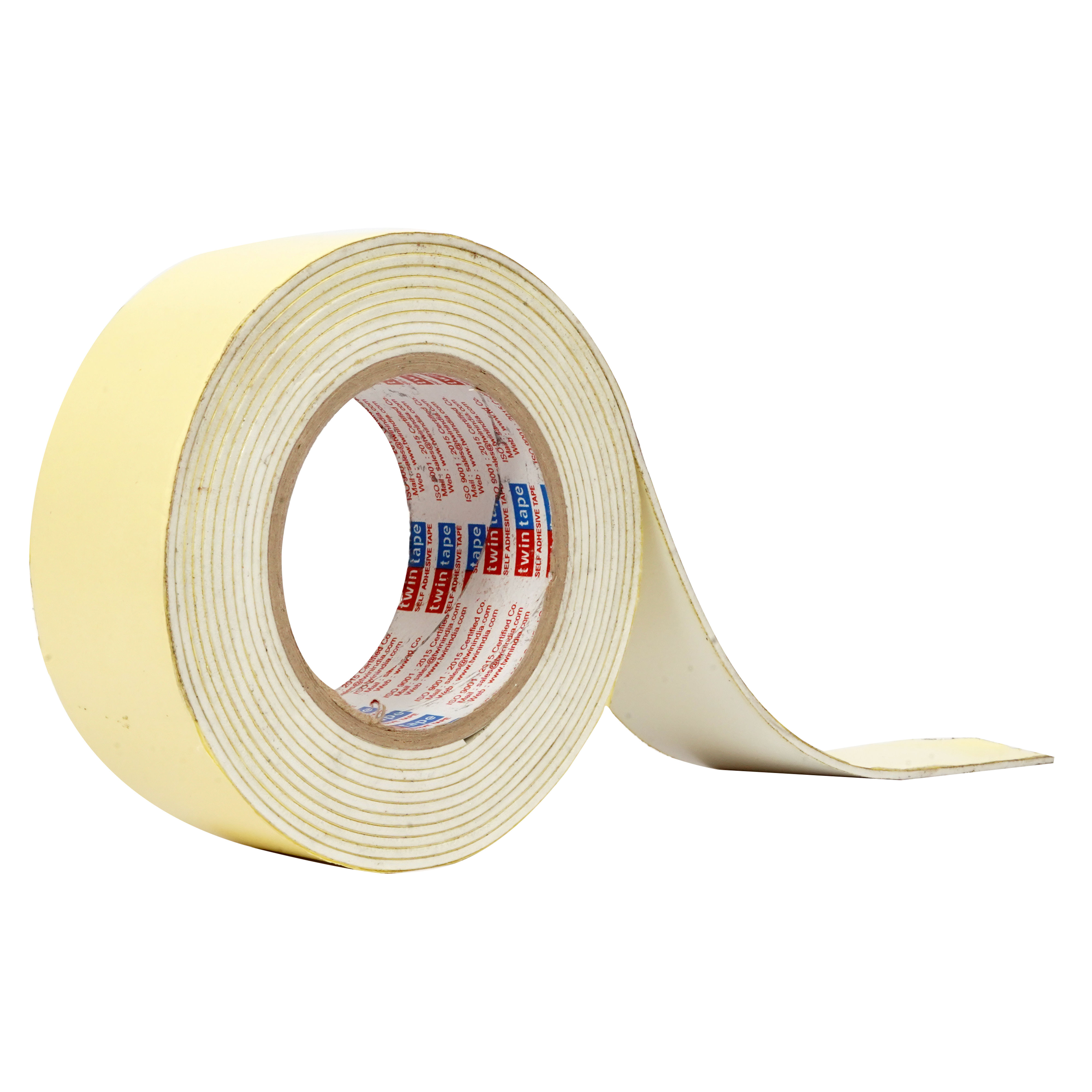 2225 Double Sided Foam Tape - Pvc, Pe, Pu, Eva | 20m Length, 2 Inch Thickness, White, Elongation 1, Suitable For Various Applications
