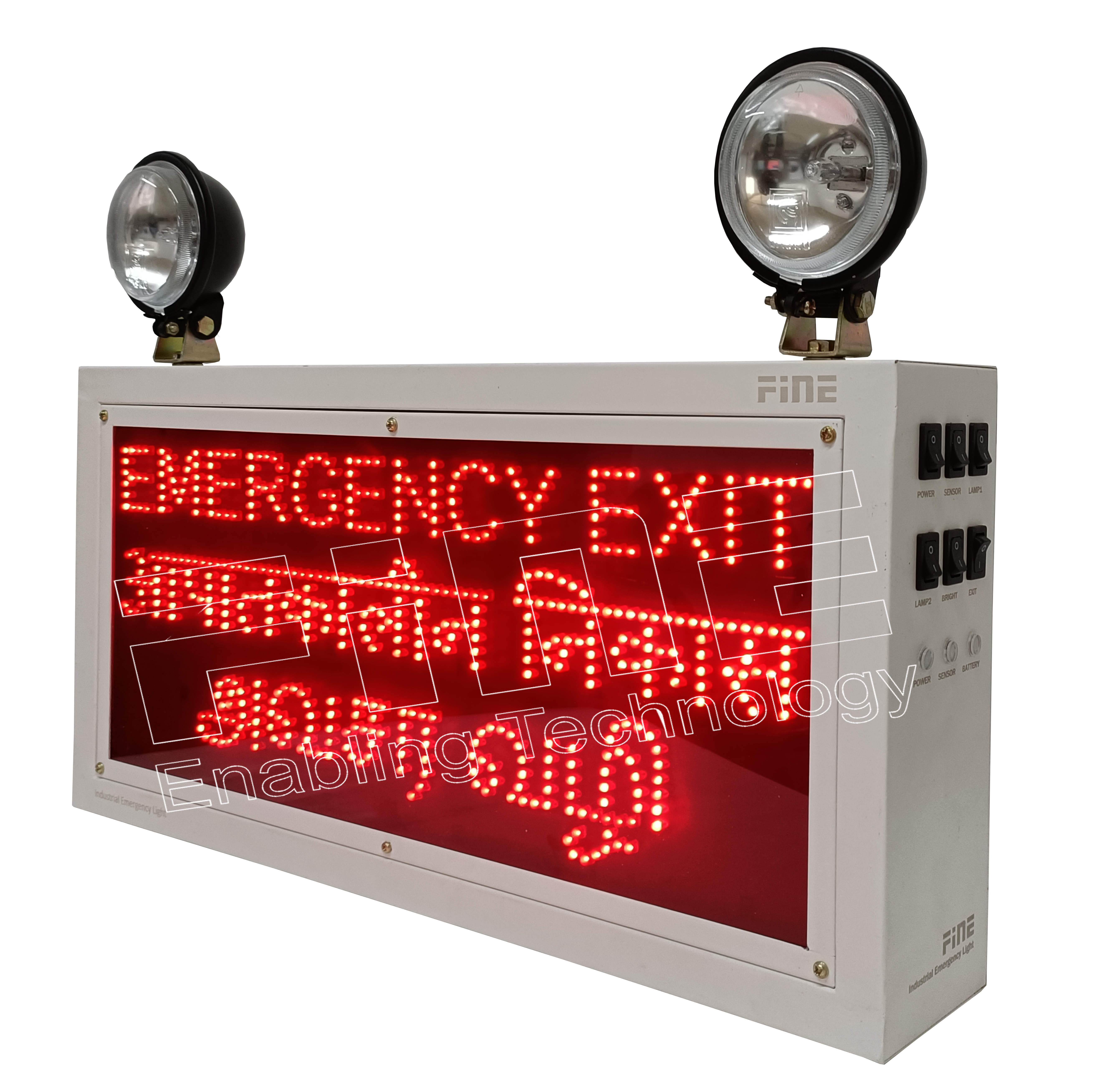 Fine Emergency Exit Light - Input Voltage: 175v To 260v Ac