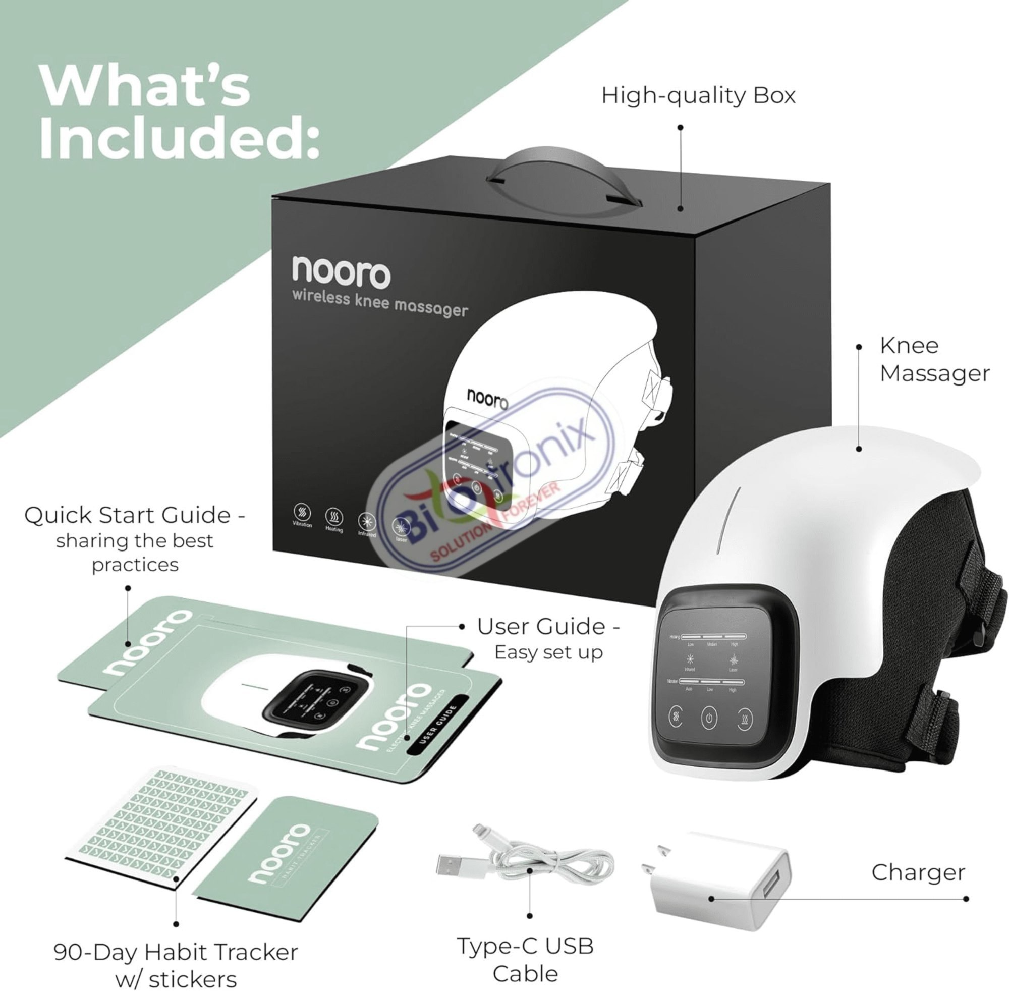 Kneading Magnetic Knee Massager With Heat Vibration Laser Digital Touch Panel Imported, 5000 V