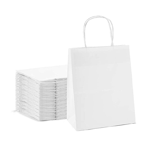 White Paper Bags - Max Load: 5 Kilograms (Kg)