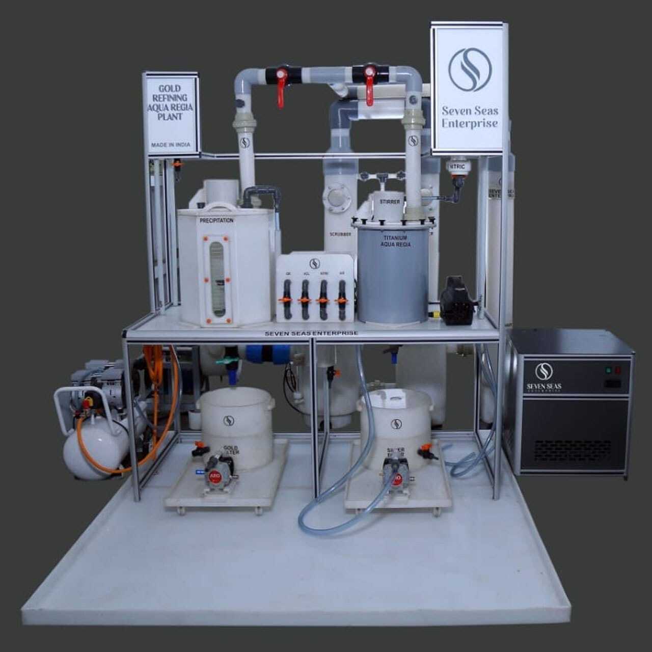 Automatic Gold Refinery - Stainless Steel, Fully Automated System | High Efficiency, Precision, Safety For Industrial Use