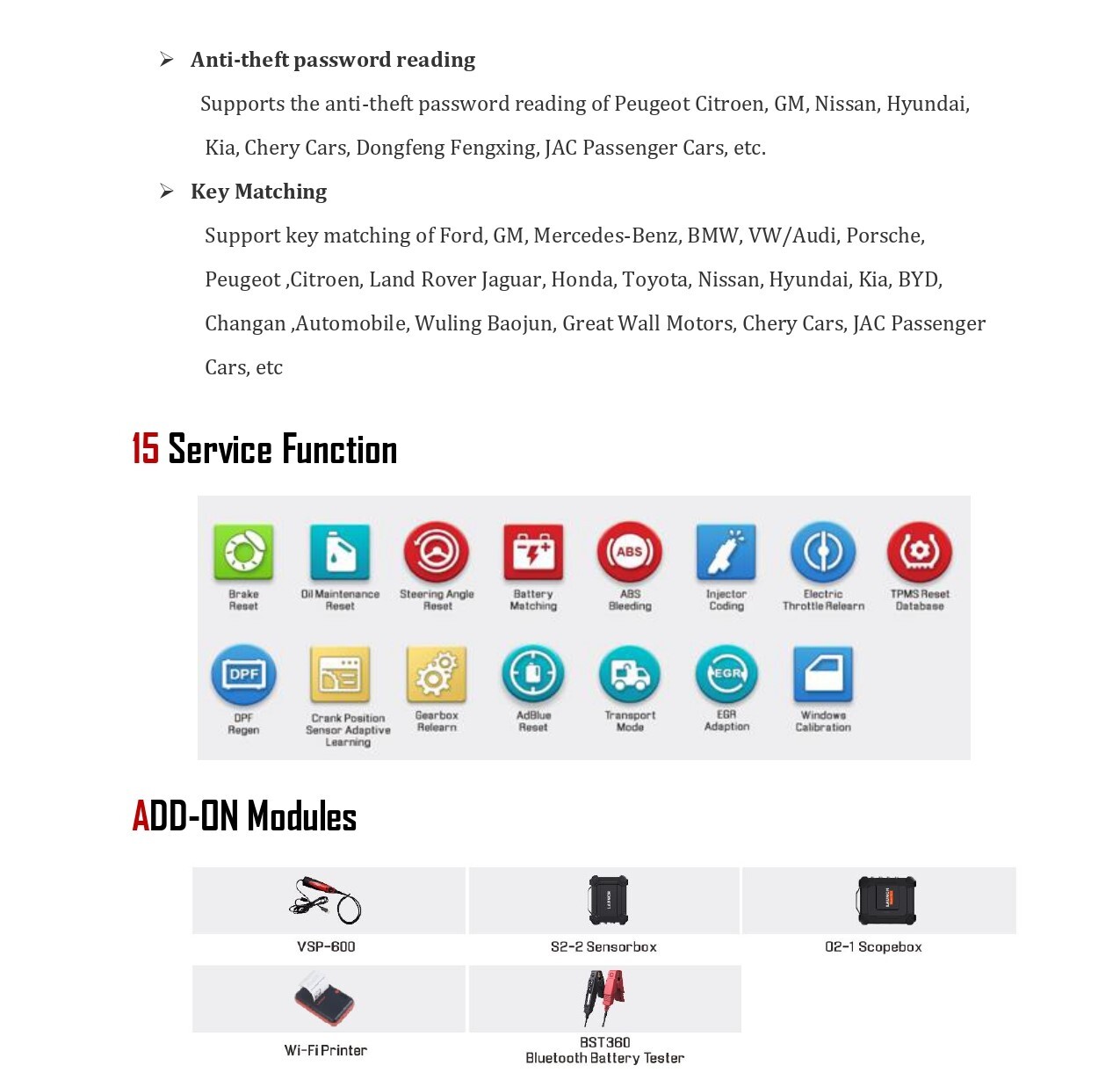 Launch Immo Pro - Warranty: 1 Year