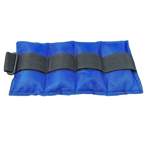Weight Cuff 1 Kg Blue - Cushioned Moisture-wicking Material, 15 X 5 X 20 Cm | Adjustable Velcro Straps, Versatile Wearable Weights For Rehabilitation & Fitness