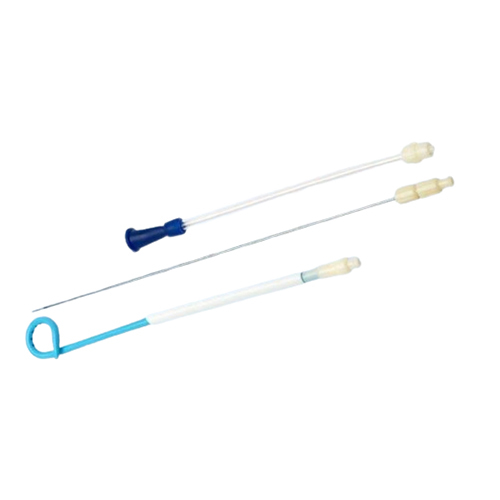 पिगटेल नेफ्रोस्टोमी ड्रेनेज कैथेटर विद ट्रोकार