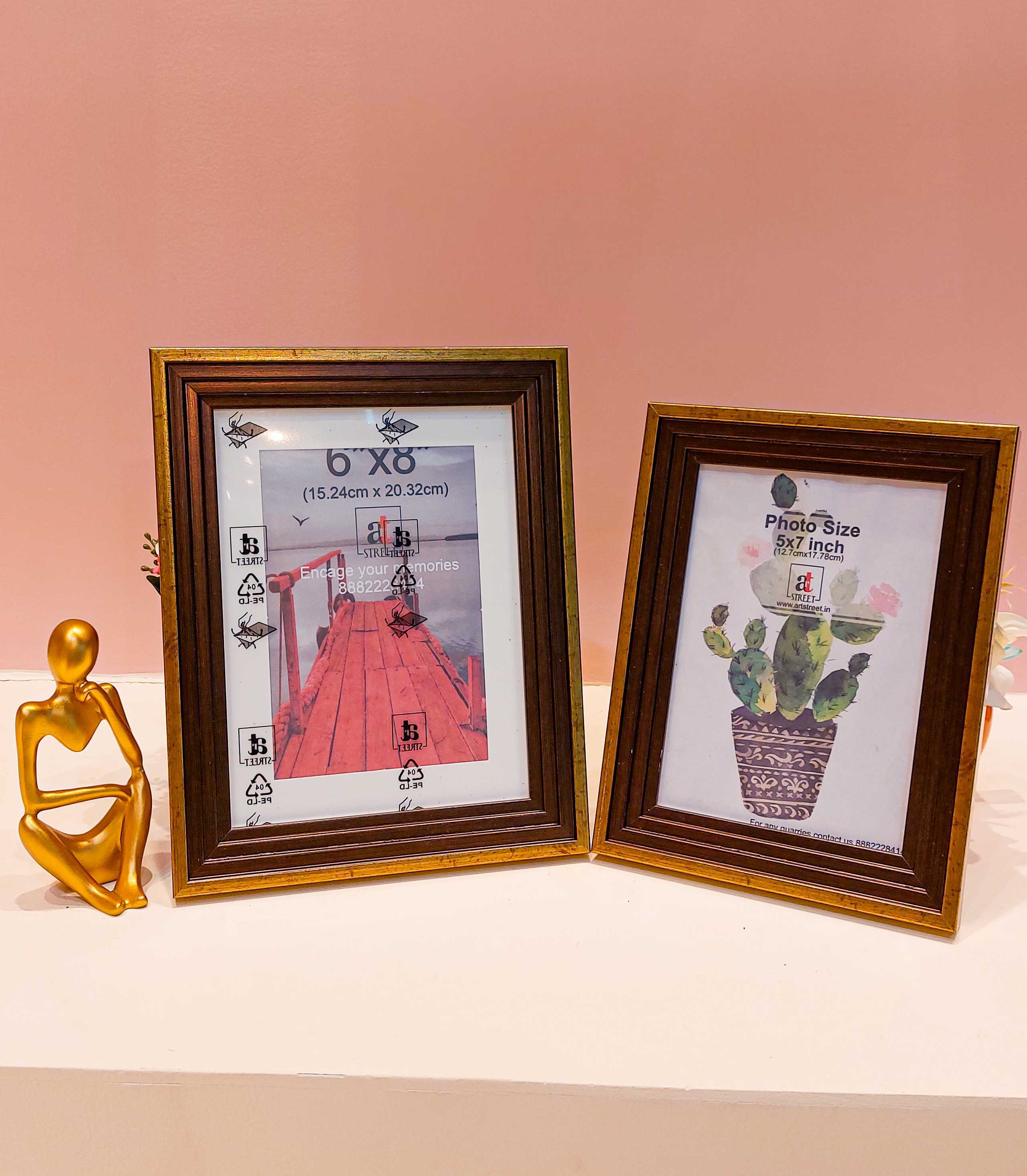 Premium Table Photo Frames / Picture Frame Combo's - Color: Any