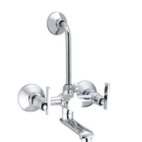 Wall Mixer 3 In 1 - Polished Ms Steel, 15 Mm Size | Customizable Shape And Versatile Usage