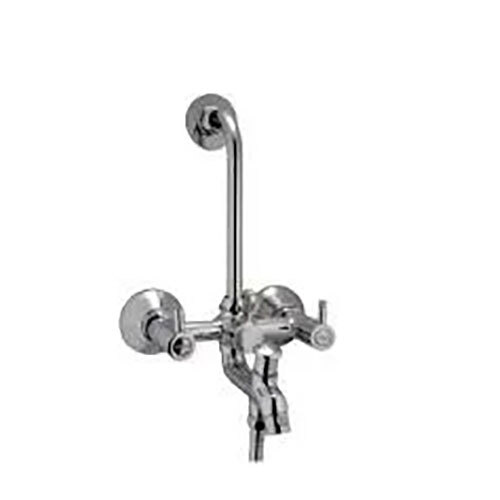 Wall Mixer 3 In 1 - Polished Ms Steel, 15 Mm Size | Customizable Shape And Versatile Usage