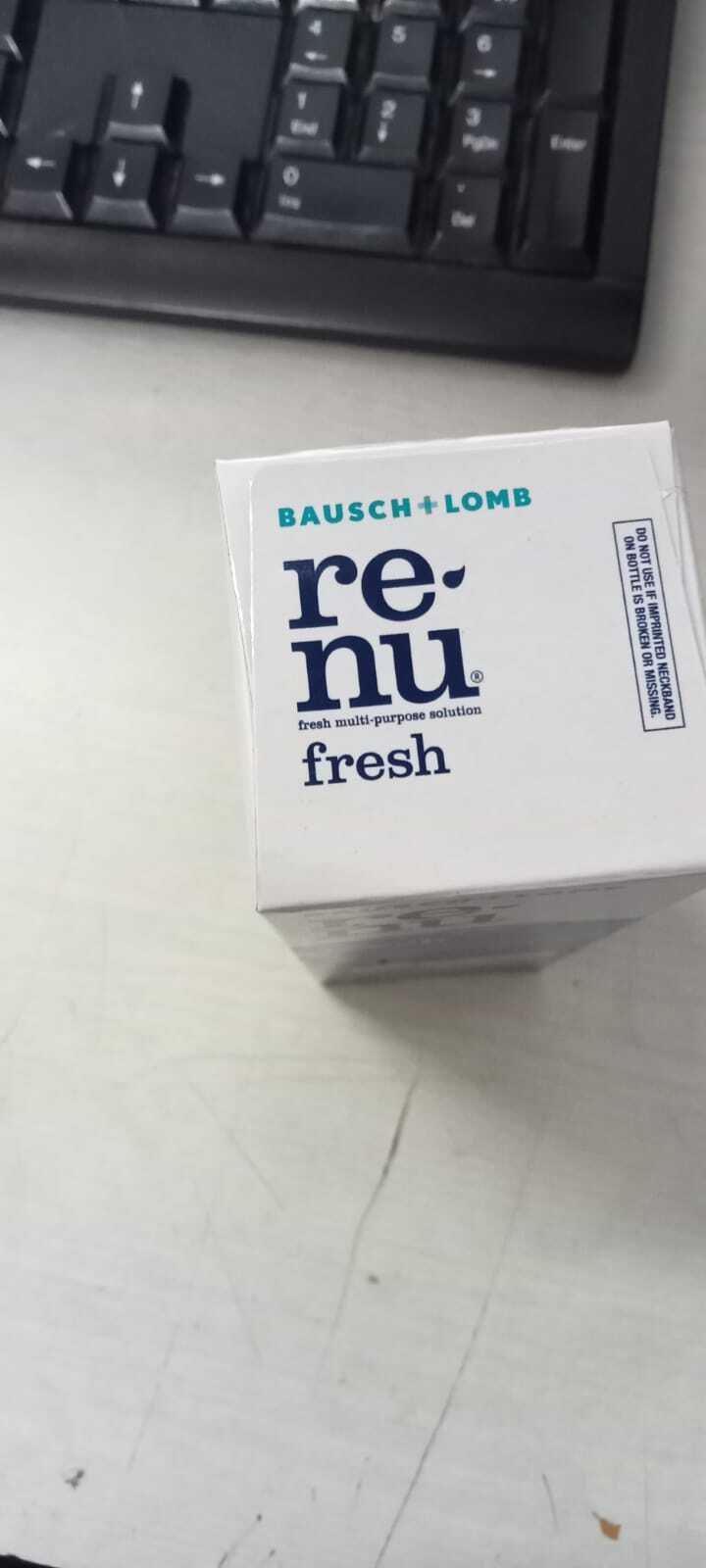 Renu - 120 Ml Packing Size | Bausch & Lomb Moisturizing Contact Lens Solution, Enhanced Comfort & Hydration For All-day Wear