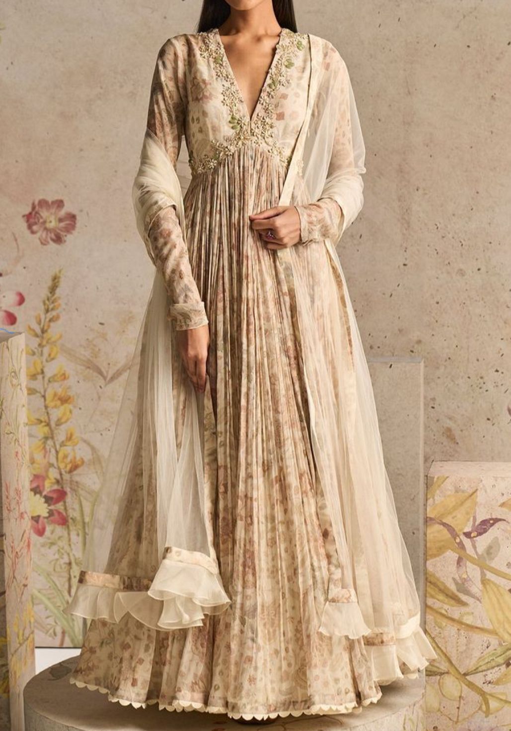 Designer Anarkali Suit - Color: Pink