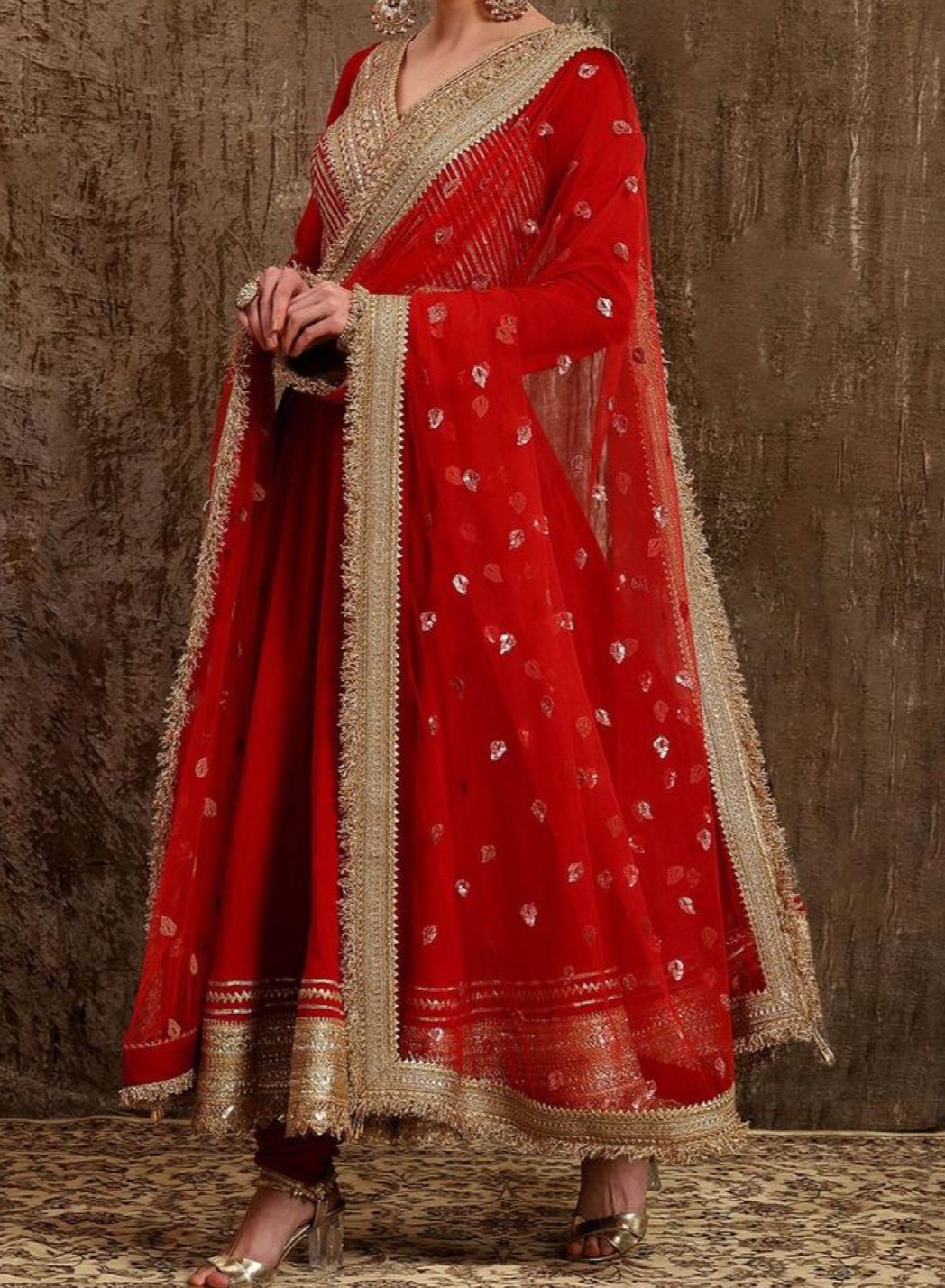 Designer Anarkali Suit - Color: Pink