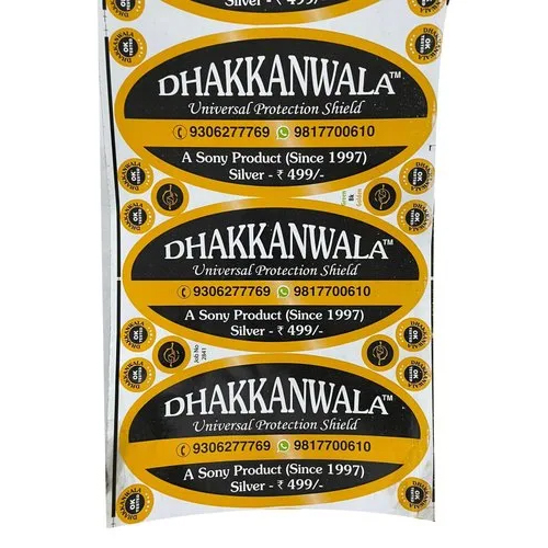 Chromo Paper Label Sticker - Color: Multi Colors