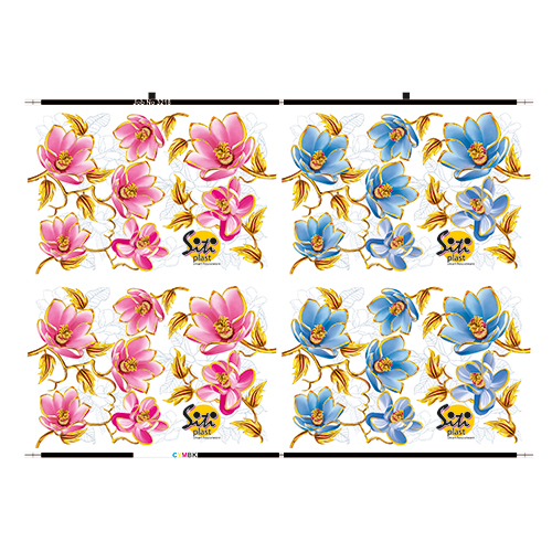Laminated Pvc Sticker - Color: Multi Colors
