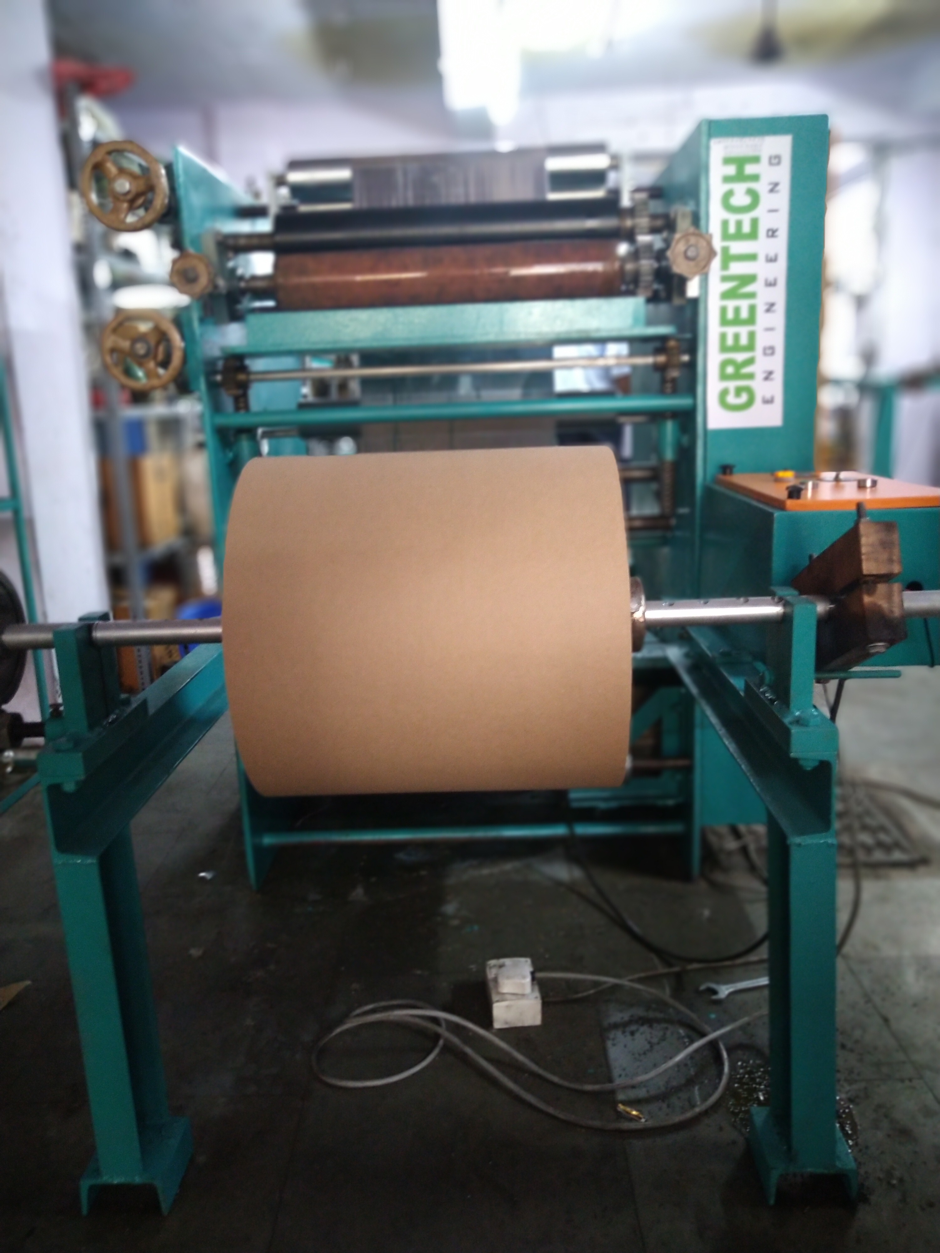 Automatic Roll To Roll Lamination Machine With Slitter - Color: Grey