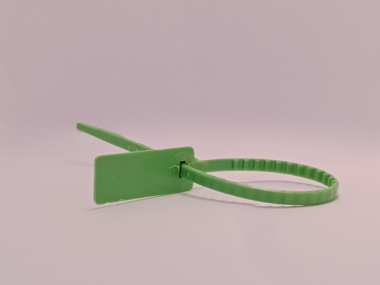 Ecs 01 10inch Self Locking Plastic Security Seal - Plastic, 10 Inch, Various Colors | Round Shape, Tamper Evident Design For Shipping Container Security