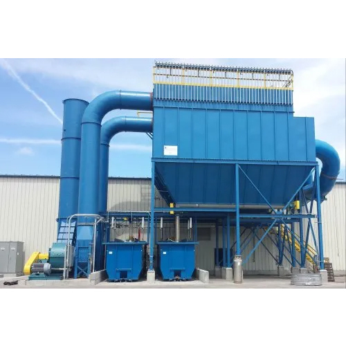 Industrial Dust Collector - Mild Steel, 220-440 Volt | High Efficiency for Pharmaceutical, Food, Wood, Paint Industries