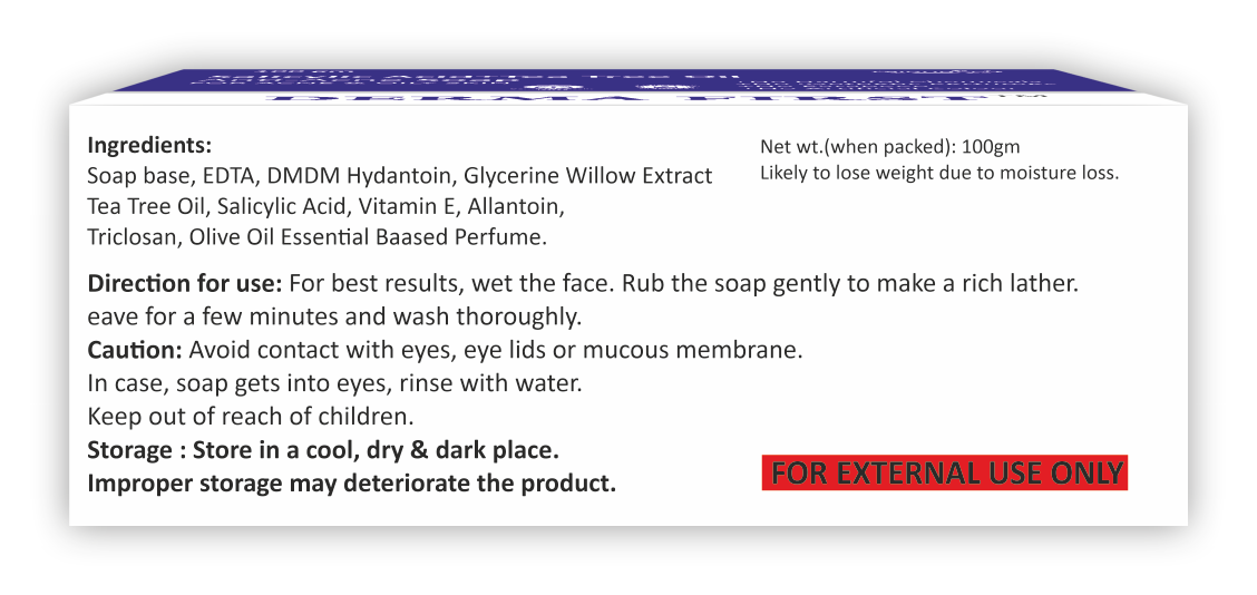 Derma First Anti Acne Soap - Color: White