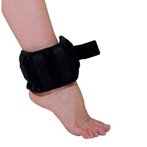 Black Weight Cuff 2 Kg - Robust Poly Material, 15 X 5 X 20 Cm | Adjustable Strap, Maximize Workouts, Burn Calories, Portable Design