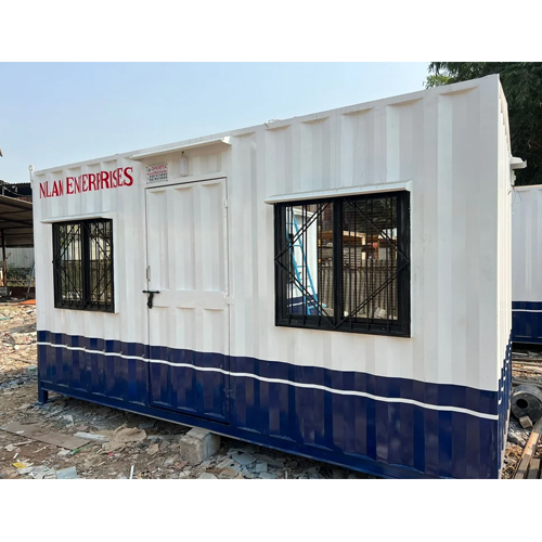 Metal Prefabricated Portable Cabin - Color: White