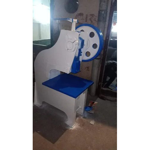 Manual Slipper Making Machine - Color: Blue & White