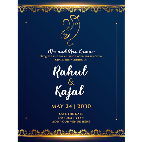 Wedding Card Customized Designing Services - Body Material: Paper/Cardstock