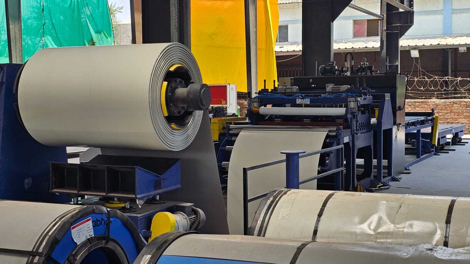 Coil Cut To Length Line Machine 1.6mm X 1250mm - Color: Blue