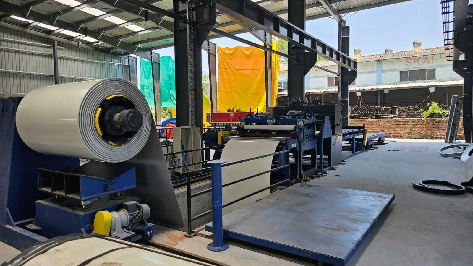 Coil Cut To Length Line Machine 1.6mm X 1250mm - Color: Blue