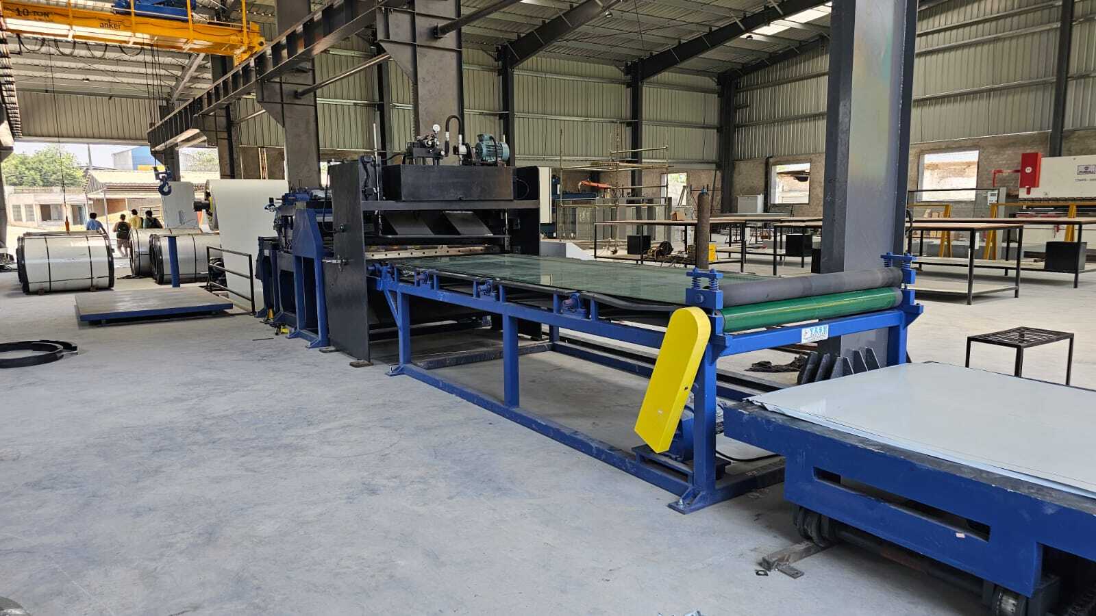 Coil Cut To Length Line Machine 1.6mm X 1250mm - Color: Blue