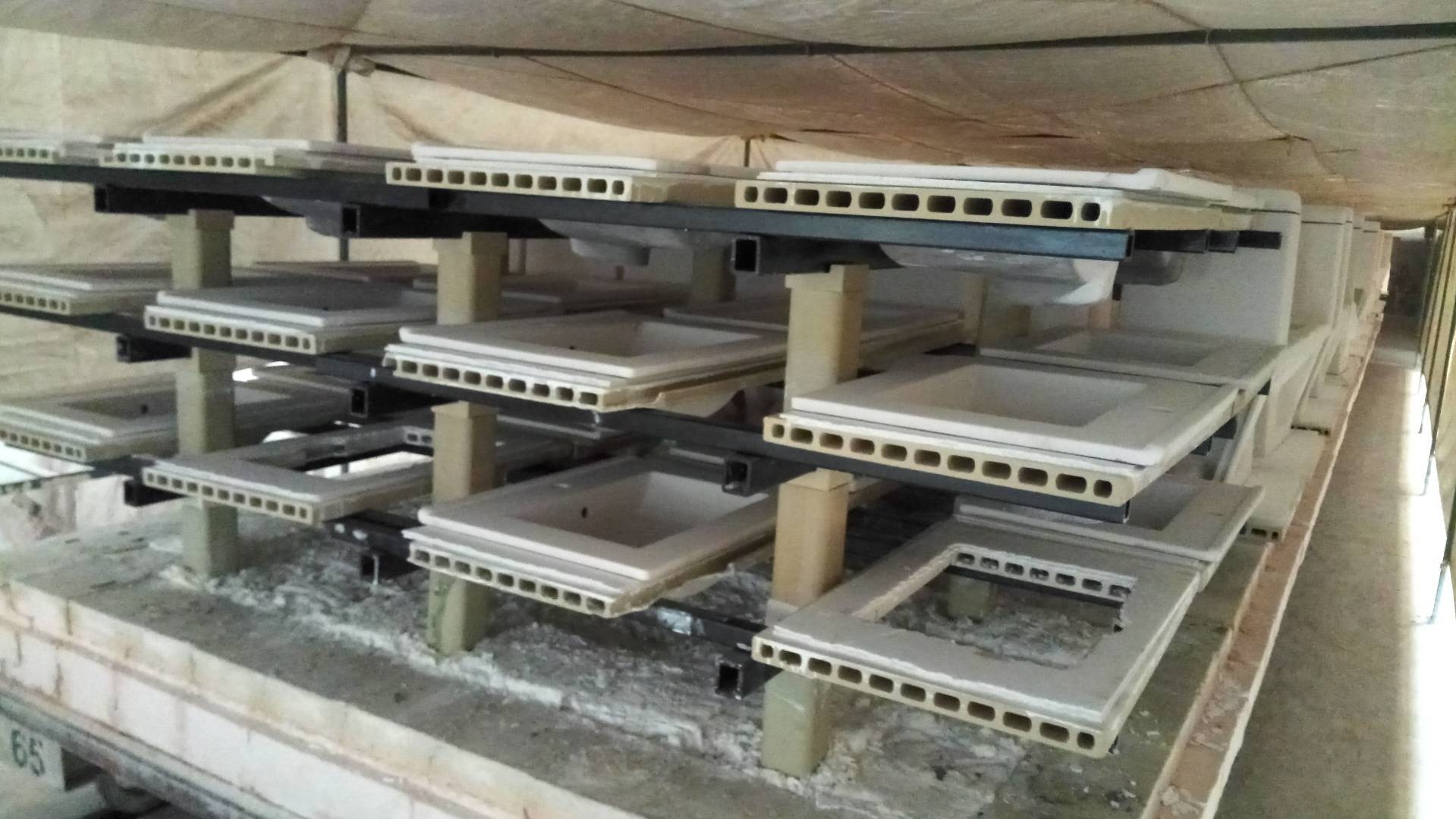 Cordierite Mullite Kiln Furniture Wash Basin Extruded Setter Plate - Application: Refractory.