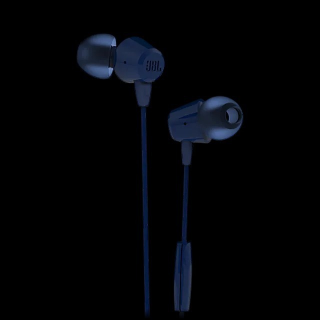 Jbl T50hi Wired Earphone With Mic (In Ear, Blue)