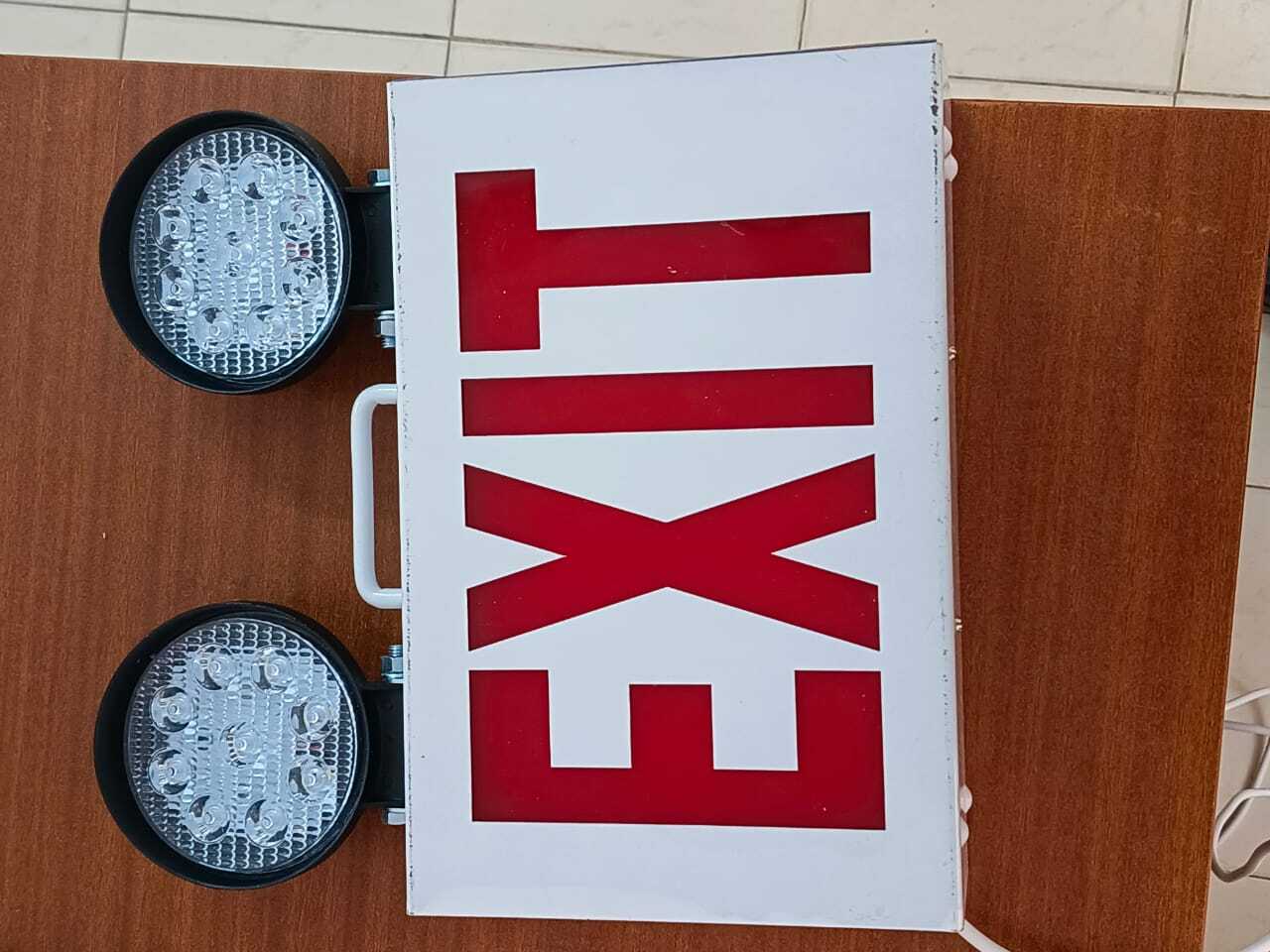 Emergency Exit Light - Color: White