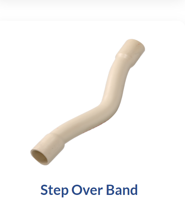 Step-over Bend - Light Yellow | Innovative Pipe Fitting For Chemical Fertilizer, Fluid, And Oil Pipes