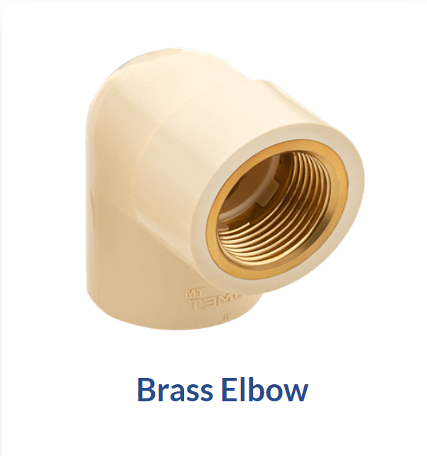 Brass Elbow - Light Yellow 90-degree Threaded Joint | Ideal For Oil, Chemical, And Fluid Piping
